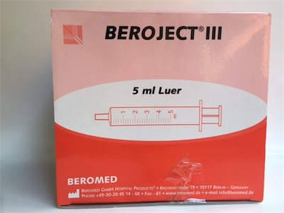 Siringhe Monouso Sterili 5 ML BEROJECT
