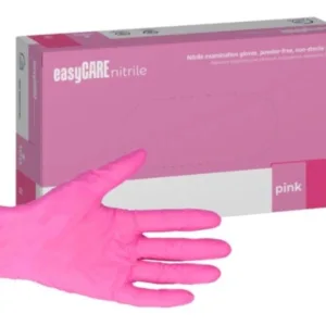 Guanti in Nitrile senza Polvere EASYCARE PINK